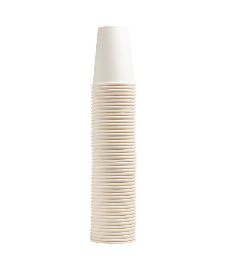 50 Gobelets carton 20cl Blanc