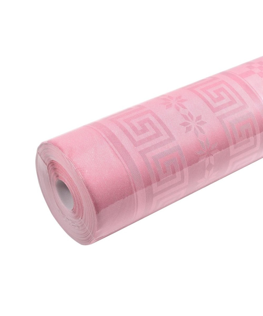 RL Nappe DAMASSE 1,18 x 6m Rose Poudré