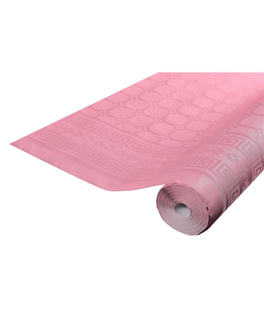 RL Nappe DAMASSE 1,18 x 6m Rose Poudré