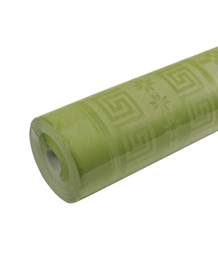 RL Nappe DAMASSE 1,18 x 6m Vert Olive
