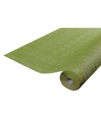 RL Nappe DAMASSE 1,18 x 6m Vert Olive