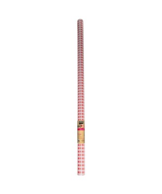 RL Nappe DAMASSE 1,18x10m Vichy Rouge