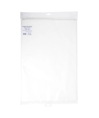 Nappe AIRLAID ronde Ø240 cm Blanc