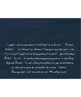 400 Sets de table papier 30x40 "Ardoise"