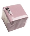 50 Serviettes OUATE 20X20cm Vieux rose