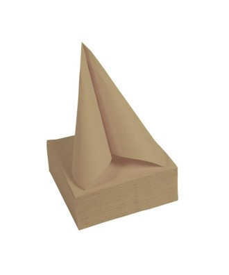 50Serviettes OUATE microgauf20X20Ficelle
