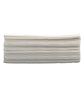 40Serviettes OUATE micro-gauf.38X38Blanc