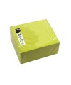 40Serv.OUATE micro-gaufré 38X38Vert kiwi