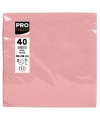 40Serv.OUATE micro-gauf.38X38Rose poudré