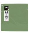 40 Serv.OUATE micro-gauf.38X38 V.olive