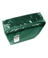 40 Serv.OUATE pliées 1/8 38x38Vert Sapin