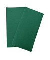 40 Serv.OUATE pliées 1/8 38x38Vert Sapin