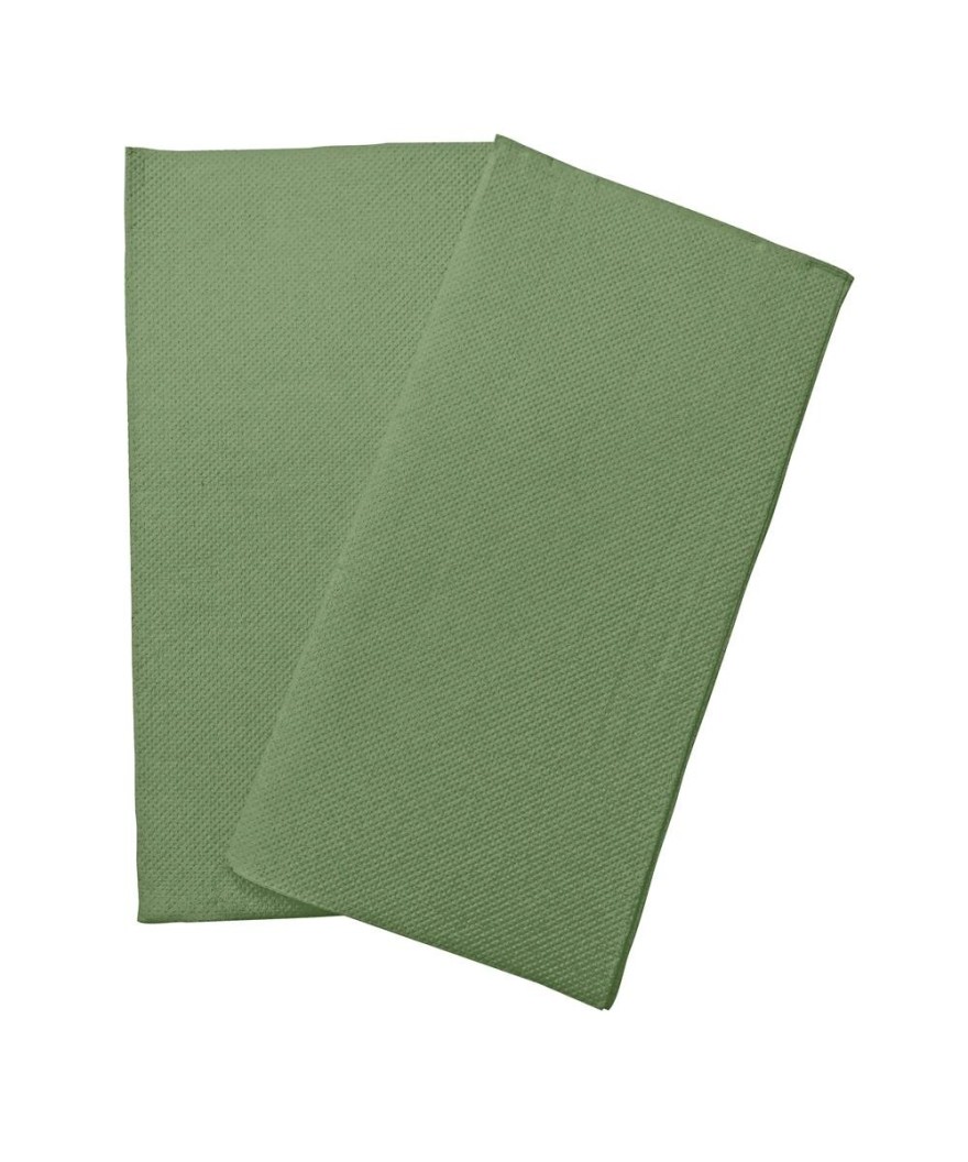 40 Serv.OUATEpliées1/8 38x38 Vert Olive