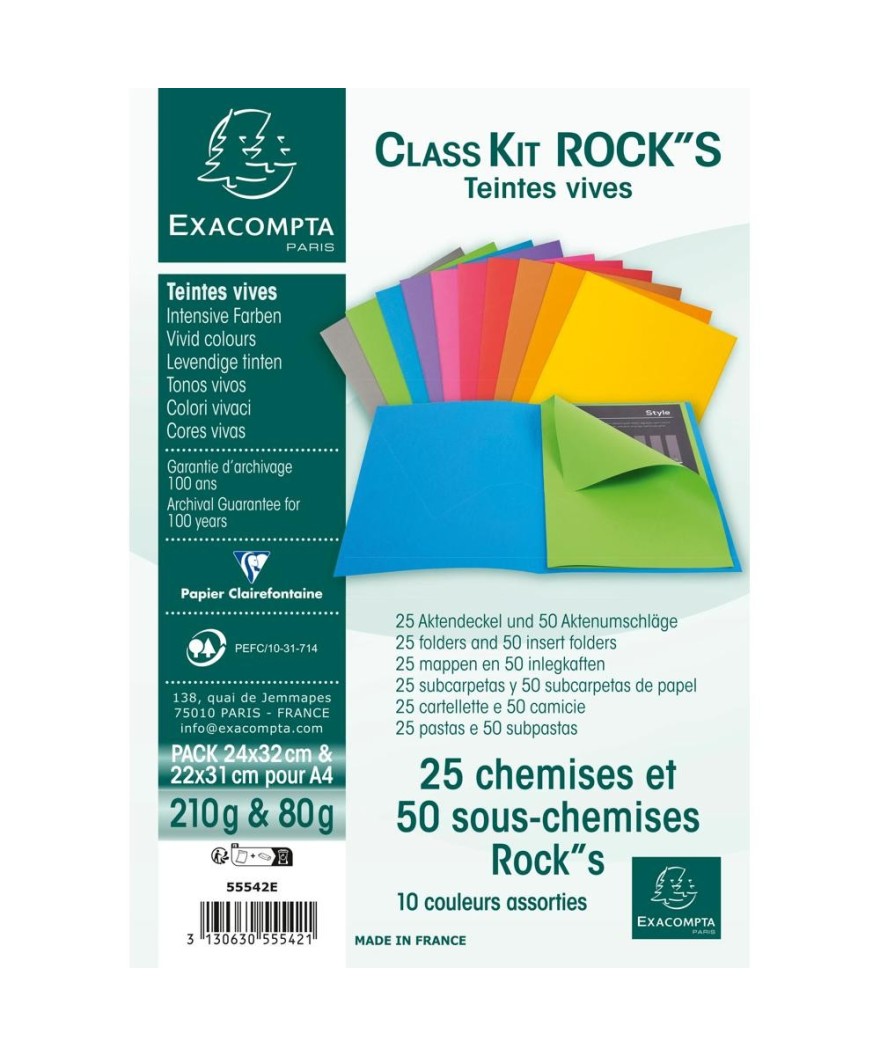 Kit de classement class'kit ROCK''S vif