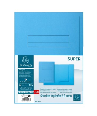 Pt 50 chem. 2 rabats SUPER 210 bleu cl.