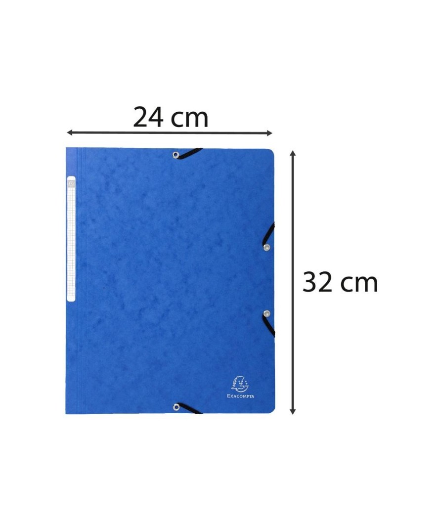CHEM. S/RAB. ELAS+ETIQ 24/32 BLEUE