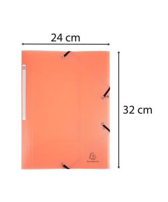 Chem.3rbt elas PP A4 Chrom Pastel Corail