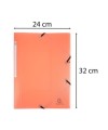 Chem.3rbt elas PP A4 Chrom Pastel Corail