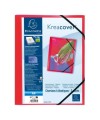 Chem.3 rab. élast.PP A4 KreaCover rouge