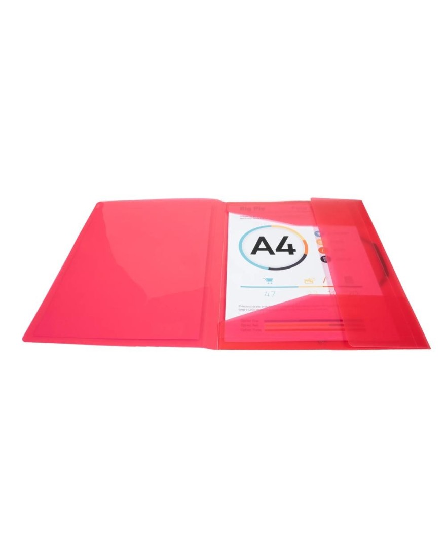 Chem.3 rab. élast.PP A4 KreaCover rouge