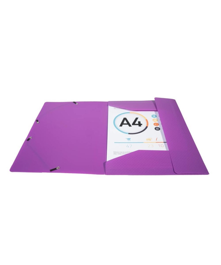 Chem. 3RAB.+élast. PP5/10e A4 OPAK Viole
