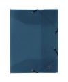 Chemise PP 3rab.+élas.A4 CRYSTAL COLOURS