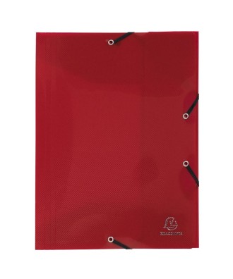 Chemise PP 3rab.+élas.A4 CRYSTAL COLOURS