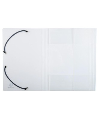 Chemise PP 3rab.+ élas.A4 CRYSTAL CLEAR