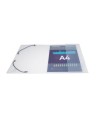 Chemise PP 3rab.+ élas.A4 CRYSTAL CLEAR