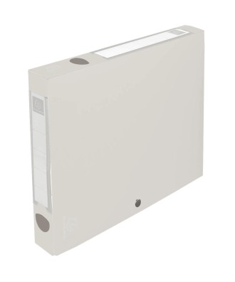 Boite pression D40 A4 PP recyclé Titane