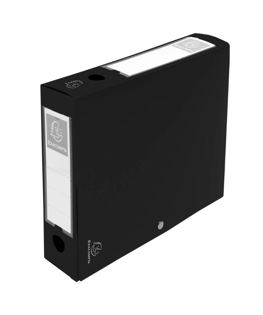 Boite pression D60 A4 PP recyclé Titane