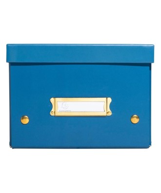 Boite rangement à plat A5+ bleu de Frce