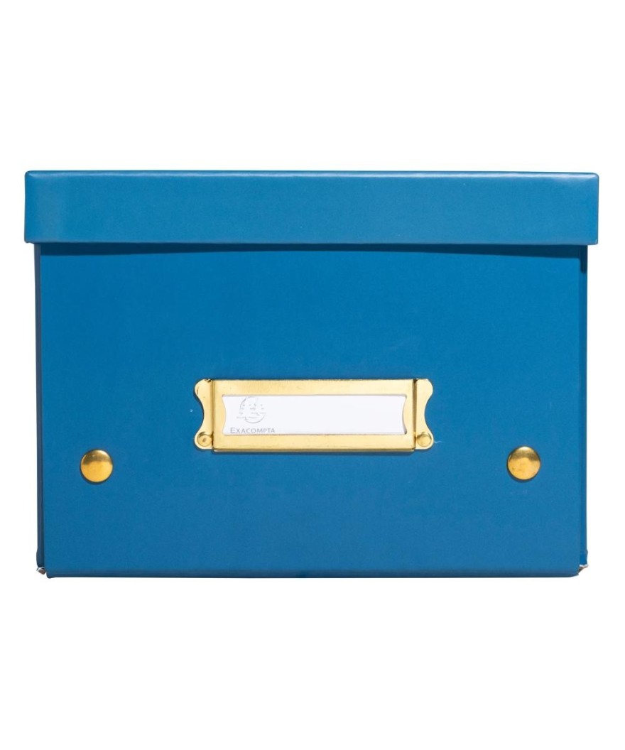 Boite rangement à plat A5+ bleu de Frce