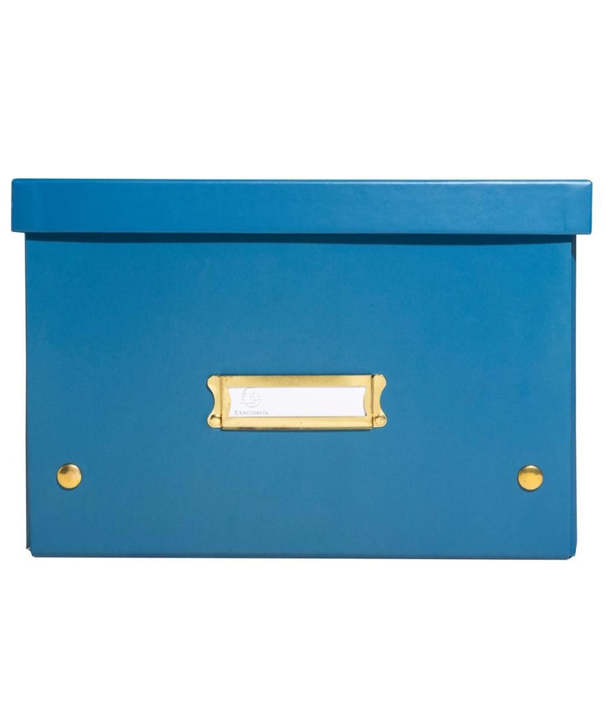 Boite rangement à plat A4+ bleu de Frce