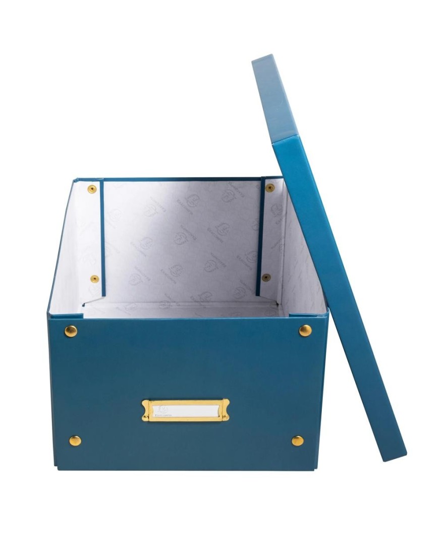 Boite rangement à plat A4+ bleu de Frce