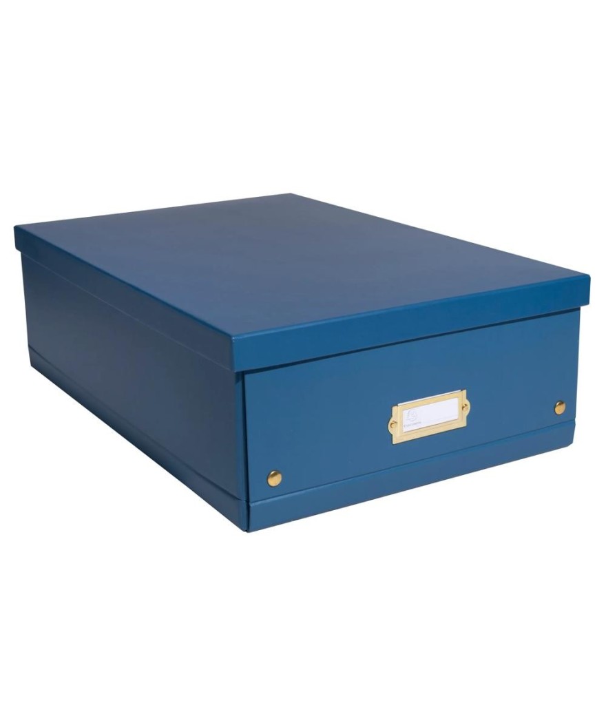 Boite rangement à plat A3+ bleu de Frce