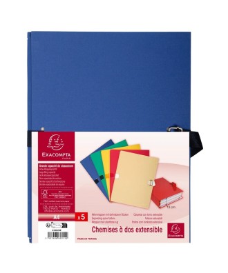 CHEM.DOS EXTENS.PAP.TOILE BLEU F. / 5