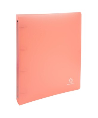 Classeur 4A 30mm A4+ ChromPastel Corail