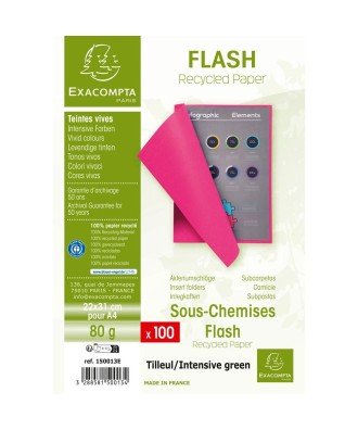 Pt 100 sous-chemises FLASH 80 tilleul