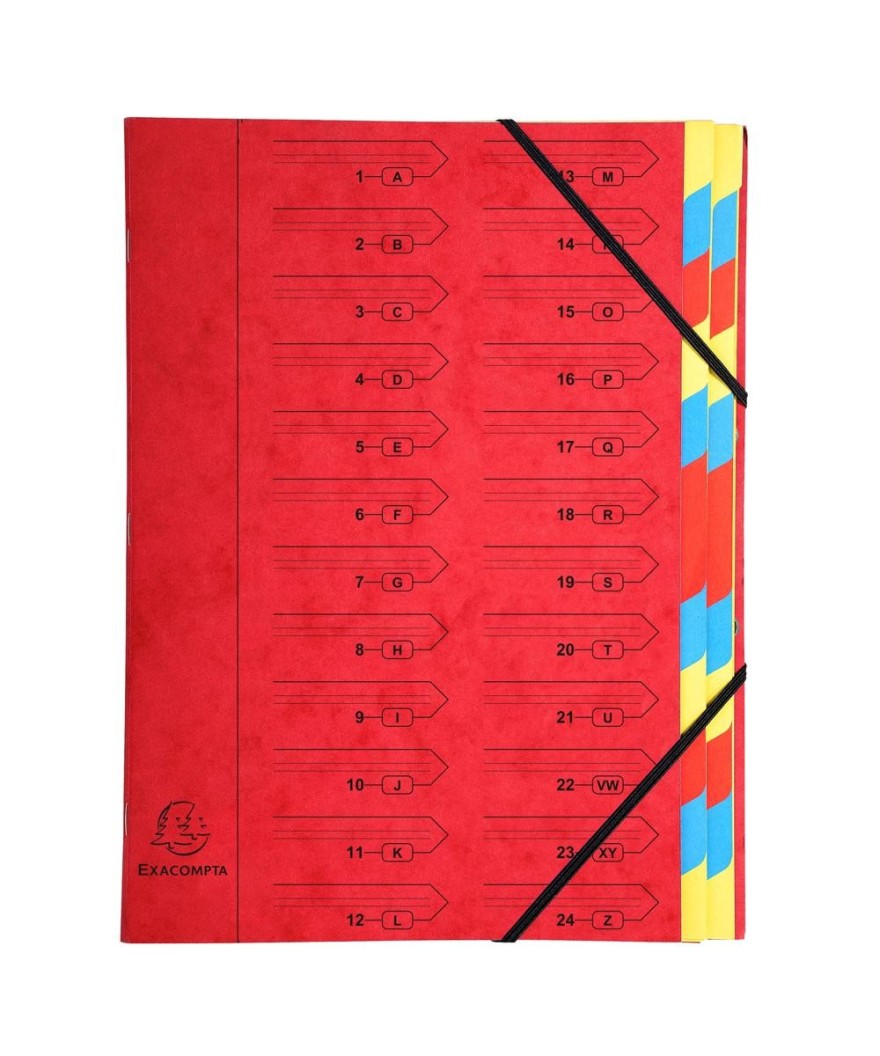 TRIEUR AGRAFE 24 COMP. ROUGE