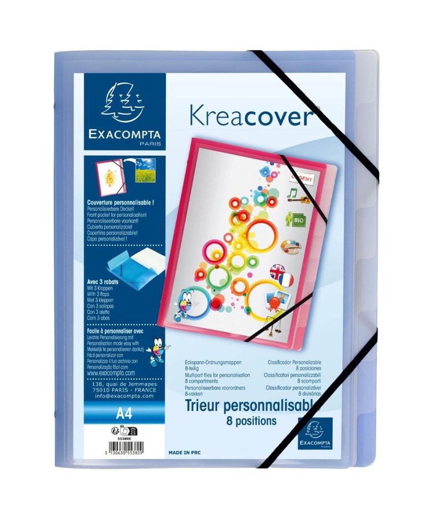 Trieur 3Rab. 8Comp PP Krea Cover Chroma