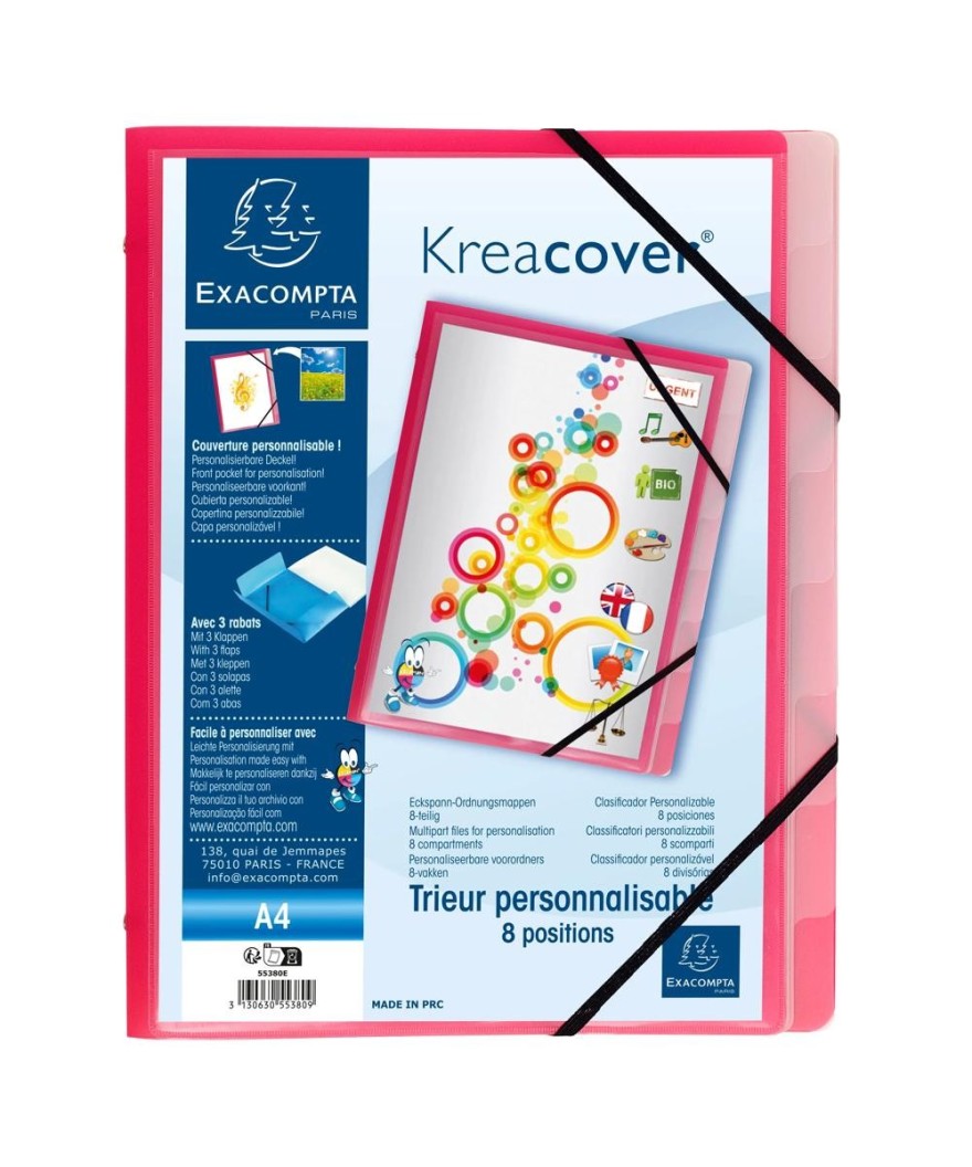 Trieur 3Rab. 8Comp PP Krea Cover Chroma