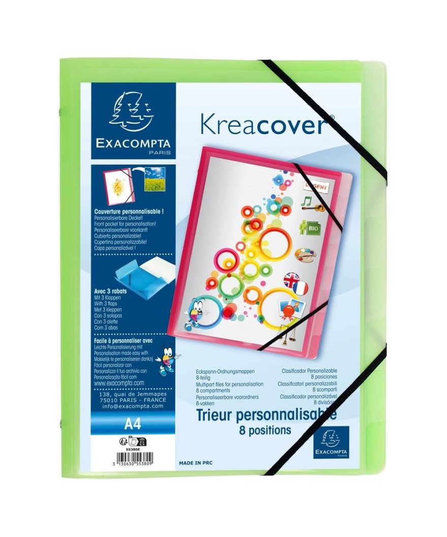 Trieur 3Rab. 8Comp PP Krea Cover Chroma