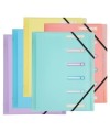 Trieur PP 6 compartiments Chrom.Pastel