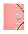 Trieur PP 6 compartiments Chrom.Pastel
