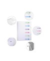 Trieur 3 rab. 6 comp PP Chromaline blanc