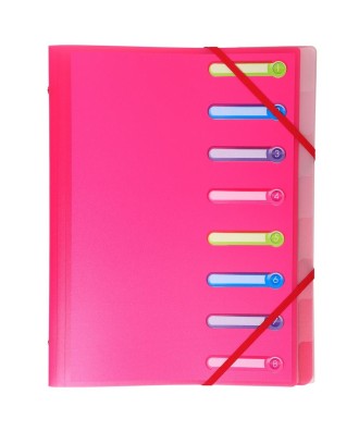 Trieur 3 rabats 8 comp PP Chromaline