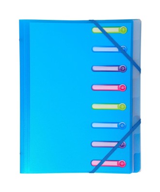 Trieur 3 rabats 8 comp PP Chromaline
