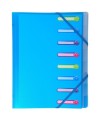 Trieur 3 rabats 8 comp PP Chromaline