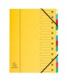 Trieur dos extensible 12 comp 4 coul ass